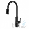 BARI KITCHEN FAUCET PULLDOWN MATTE BLACK